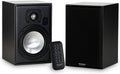 Black Set of 2 Powered Bookshelf Speakers I892