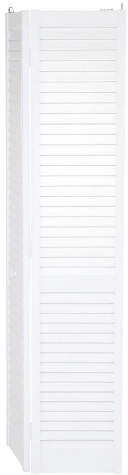 White PVC Louvered Bifold Door, 32 inch x 80 inch Y585165