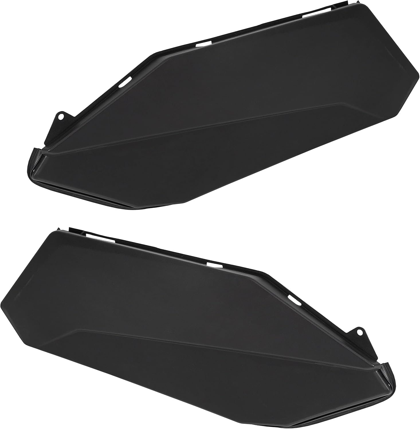Lower Door Panel Insert with Metal Frame Black Pair L82757