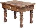 Solid Mango Wood Hand Carved Puja Shrine Altar Table T464