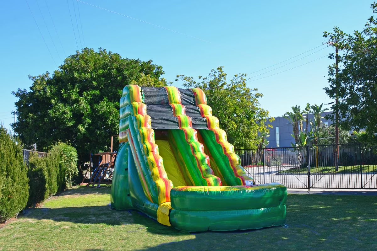 15' Commercial Grade Inflatable Water Slide with Splash Pool, PVC Vinyl Y106