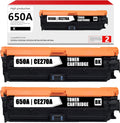 2 Pack Black Remanufactured Toner Cartridge for HP M750dn M750xh CP5525n CP5525dn CP5525xh M750n Printer F624