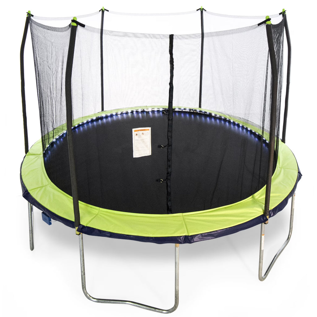 12-Foot Trampoline with Lighted Spring Pad U245