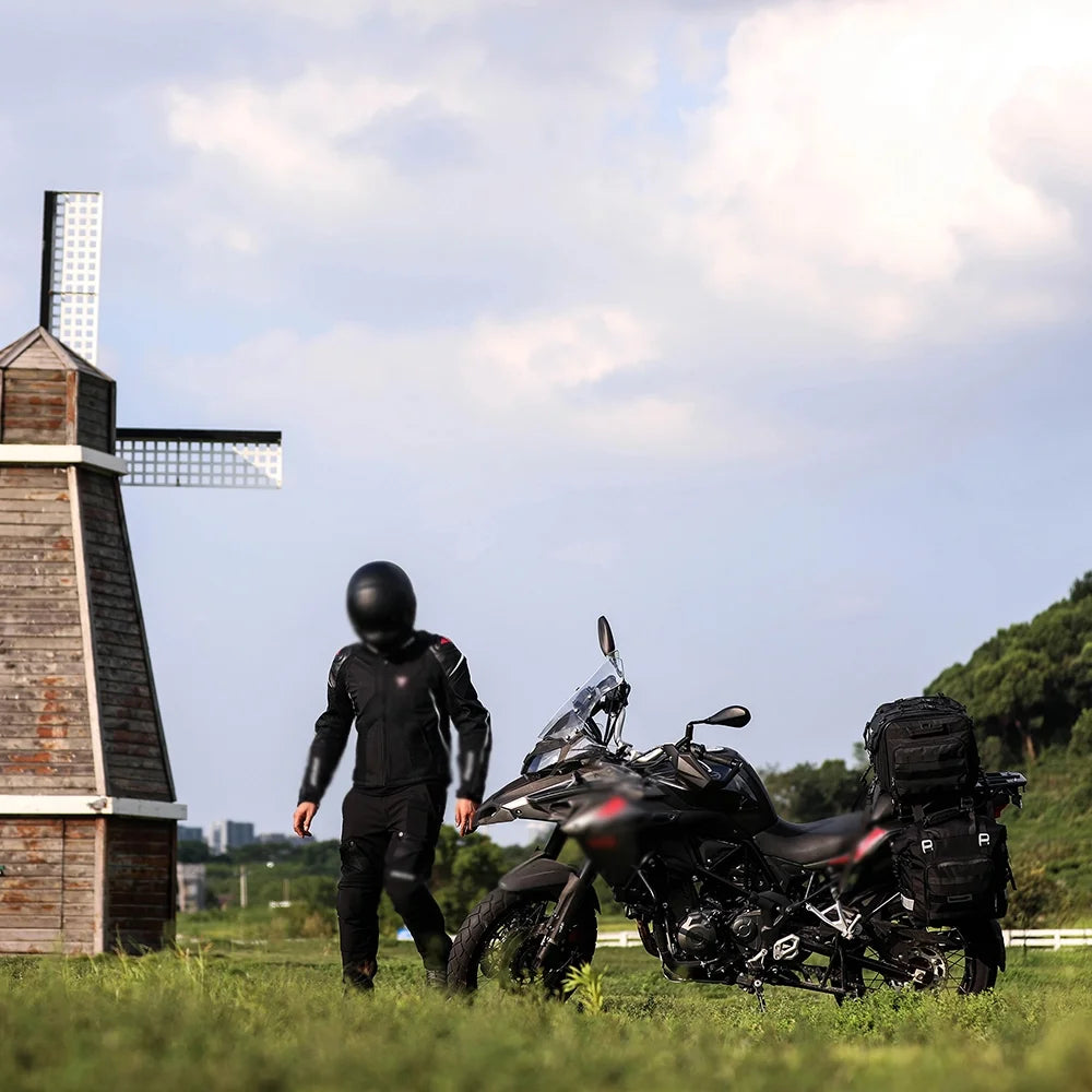 Motorcycle Side Saddle Bag 20L Waterproof Removable B592