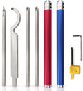 Carbide Lathe Turning Tools, 20 Full Size Woodturning Tools, Alloy Tool Set V6020