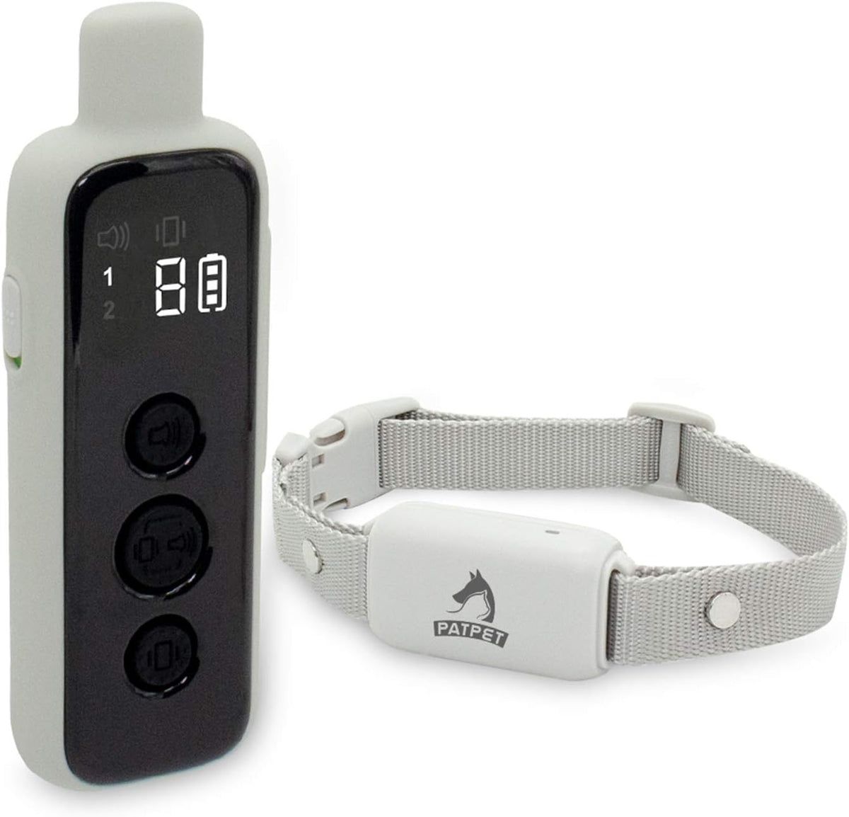 Non-Schock Remote Waterproof Rechargeable Dog Training Collar, Pack of 2 D63080
