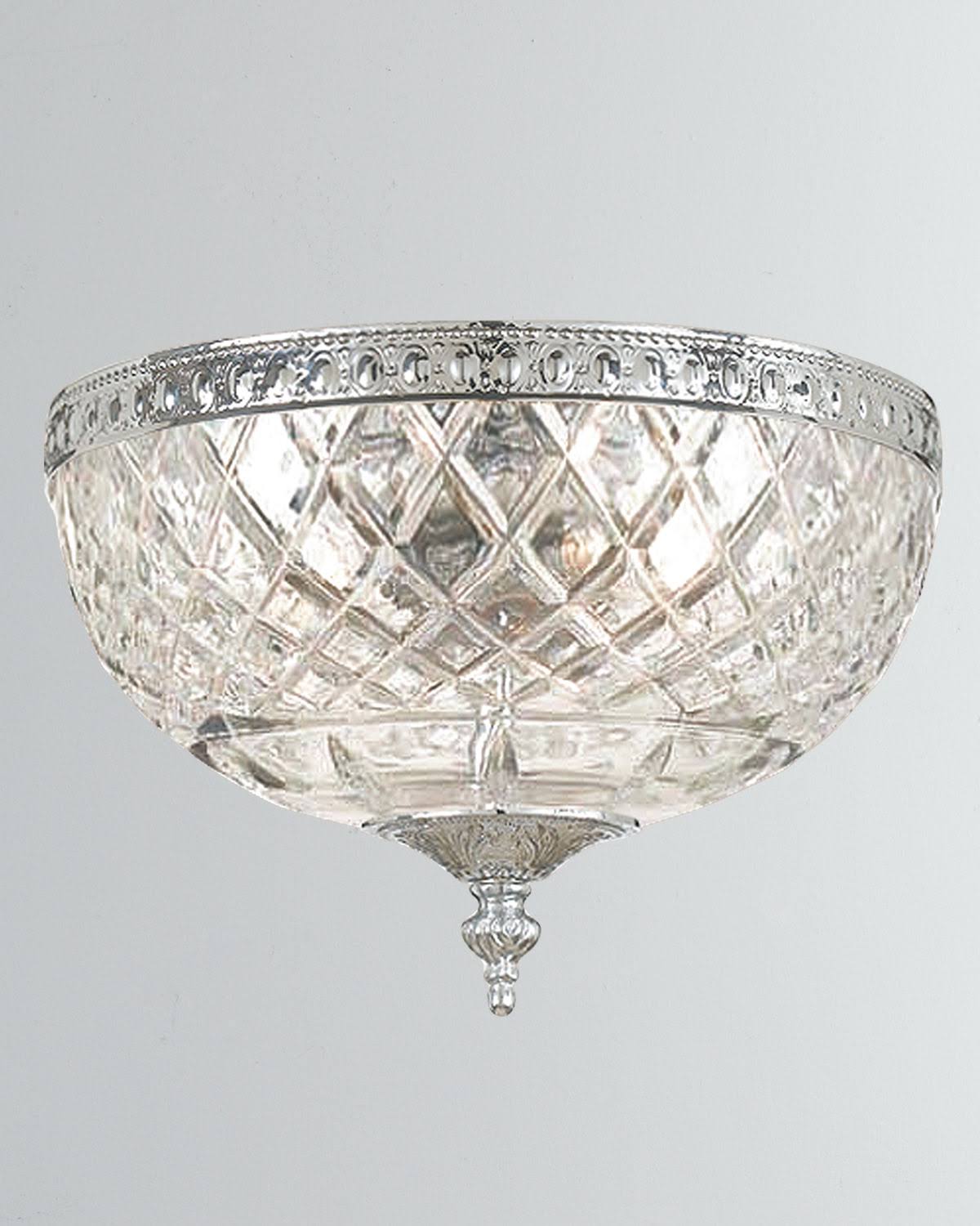 Polished Chrome 2 Light Ceiling Mount B34830