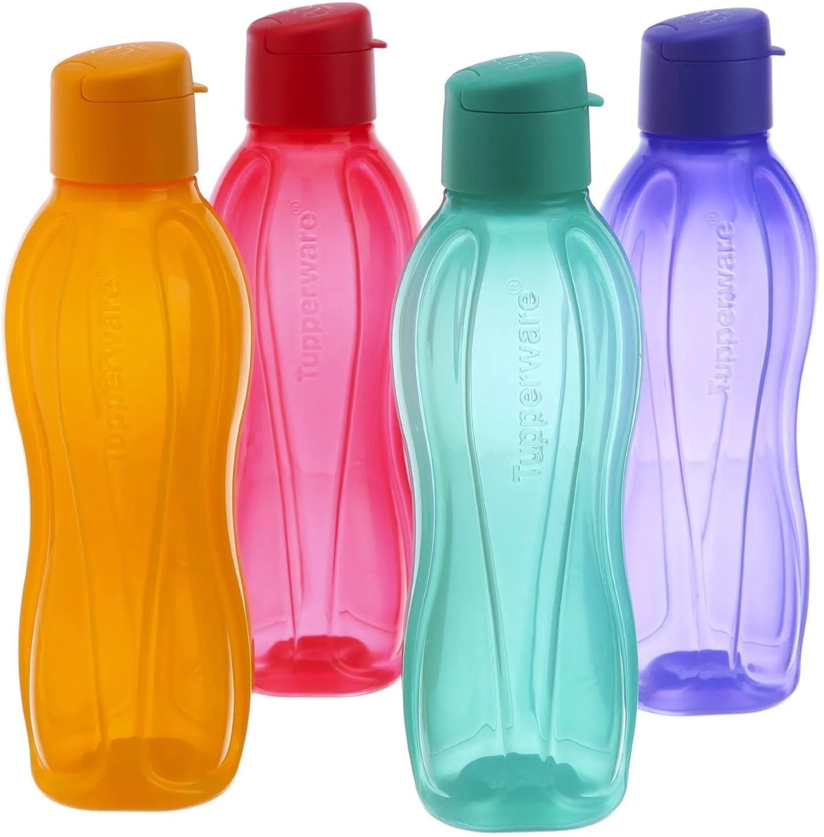 Eco Sports Water Bottle Flip Top 1 Ltr 4pcs U344