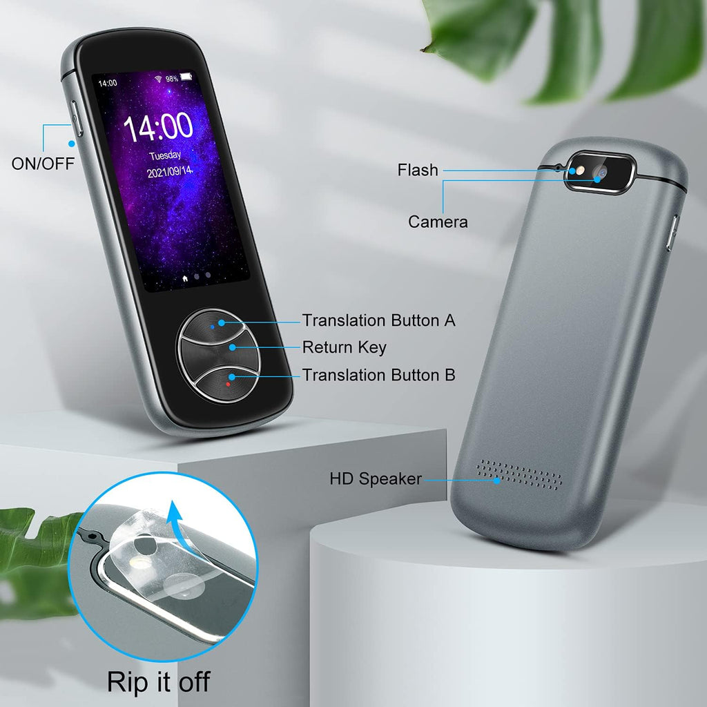 Portable 127 Languages Two Way Instant Voice Translator Device with 3.0 HD Touch Screen Z677