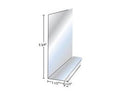Aluminum Deck Ledger Flashing - Carton of 5 - 5-3/4 inch Height 1-1/2 inch Depth Stainless Flashing U2392