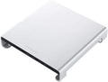 Type-C Aluminum Monitor Stand Hub with USB-C Data, USB 3.0, Micro/SD Card Slots & 3.5mm Headphone Jack T716507