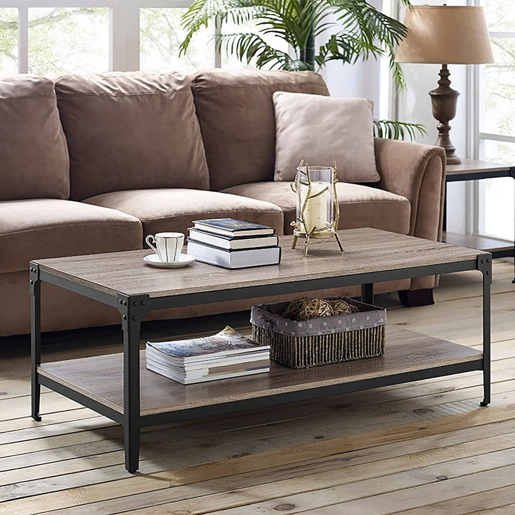 Rustic Wood Coffee Table W73095