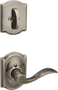 Antique Pewter Interior Lever Set Pack of 2 L376860