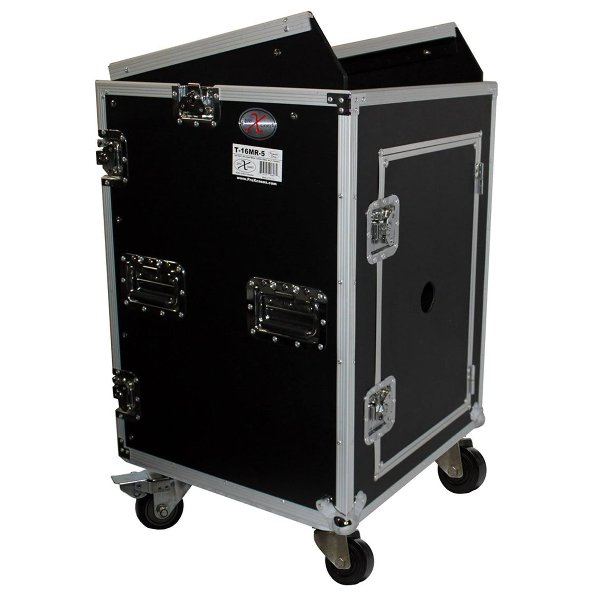 16U Rack x 10U Top Mixer DJ Combo Flight Case E80713