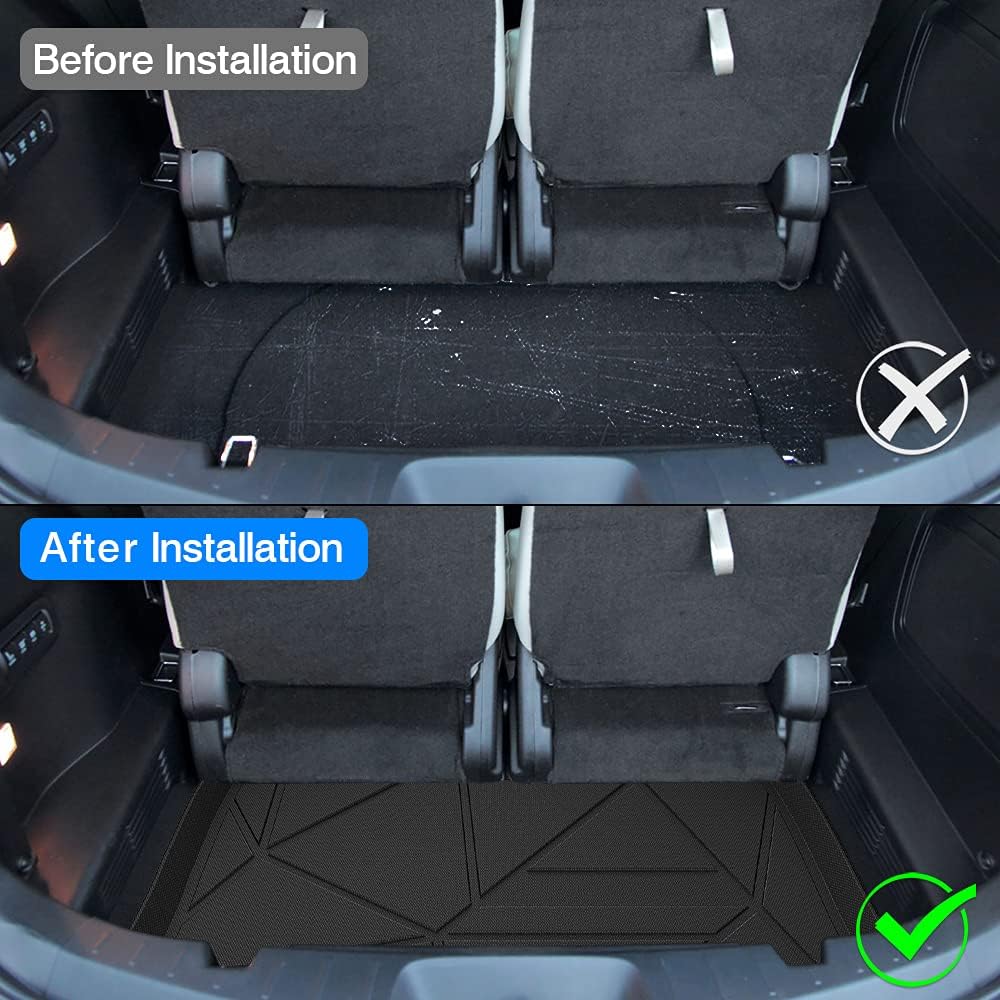 Black Non-Slip Car Cargo Mat O938378