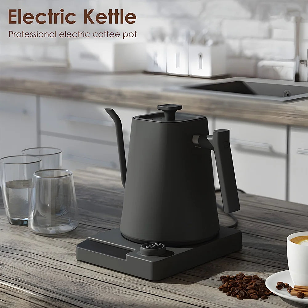 1.0L Pour Over Kettle with Temperature Control and LCD Display T72265