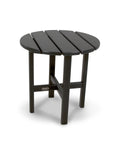 Charcoal Black Round Side Table Q543