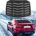Rear Window Louver ABS Matte Black Windshield Sunshade Cover D6512
