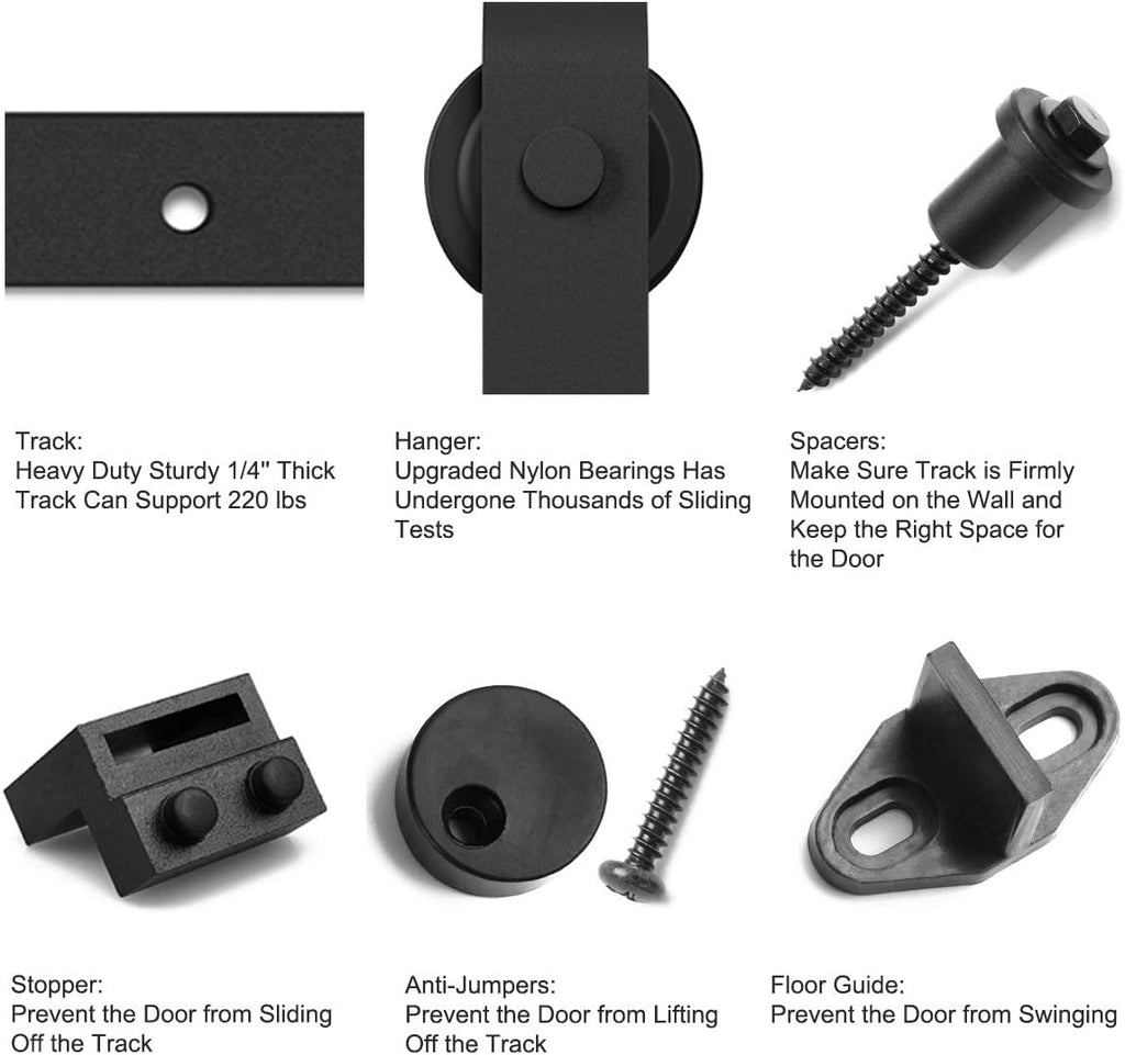 Sliding Barn Door Hardware Kit S2914