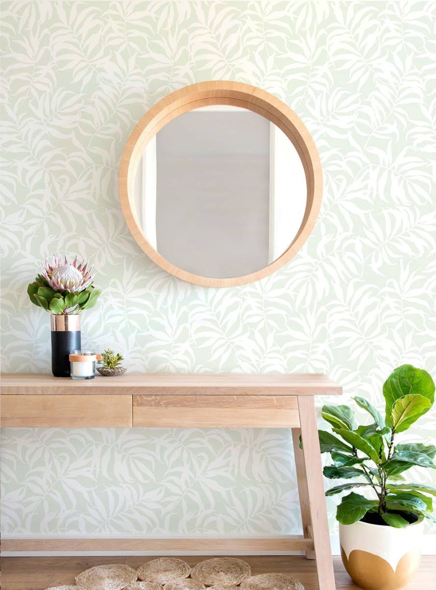 Sage Peel and Stick Wallpaper D296