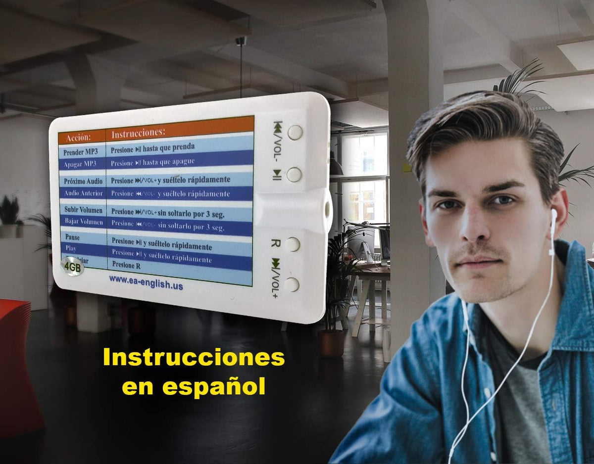 Curso de Ingles Basico con Reproductor Mp3 Ultra Plano, 90 Lecciones en Audio, Spanish Edition, Pack of 2 B103570