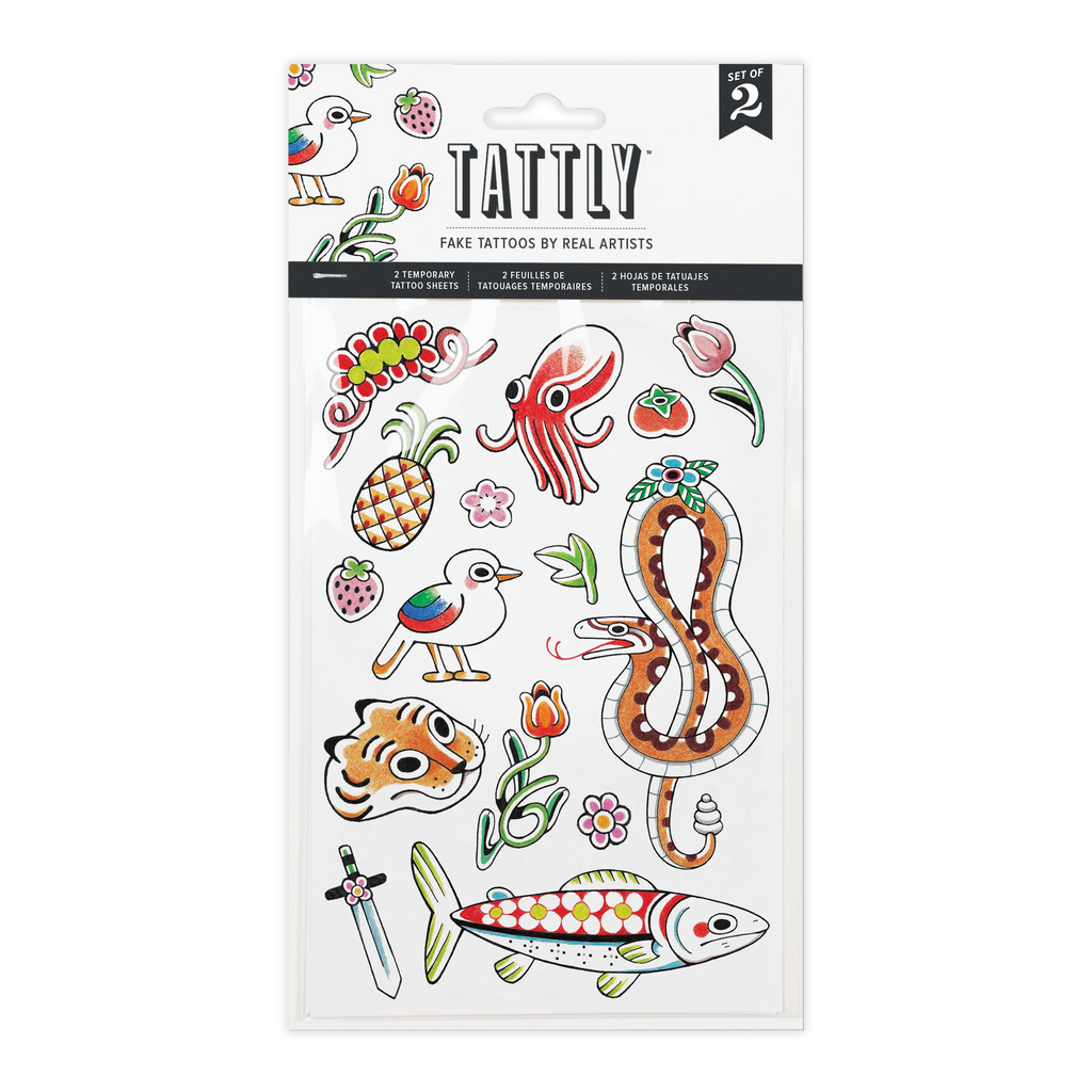 Flash Tattoo Sheet E4412