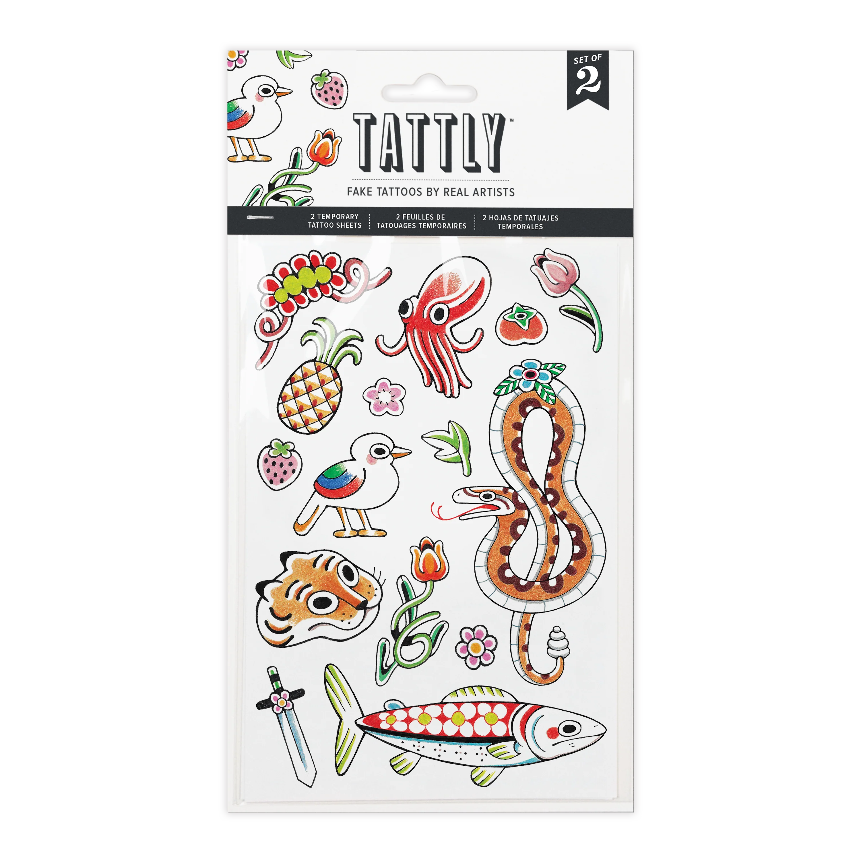 Flash Tattoo Sheet E4412