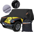 Black Waterproof SUV Cover with Zipper W542