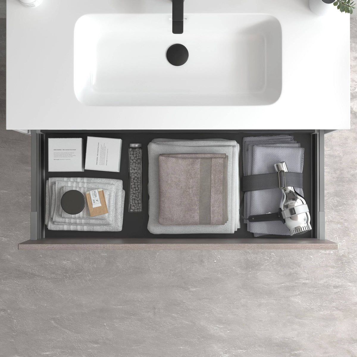 32x22 Bathroom Vanity Cabinet with Ceramic Sink S588699