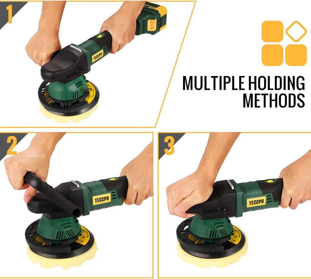 Cordless Brushless 6-Inch Dual Action Random Orbit Polisher with 4.0Ah Battery G169