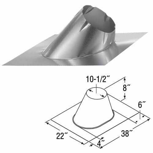 8-Inch Roof Flashing P66628
