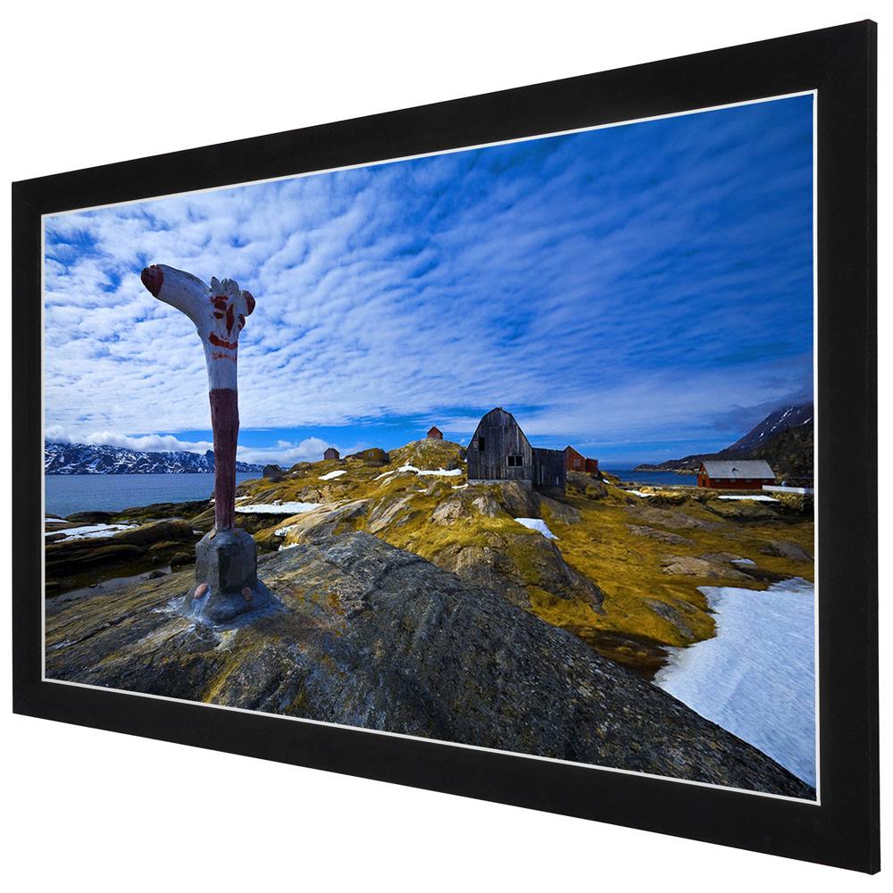 HD 100x22 16:9 Fixed Frame Projector Screen 87x49 Projection 3x22 Aluminum U33096