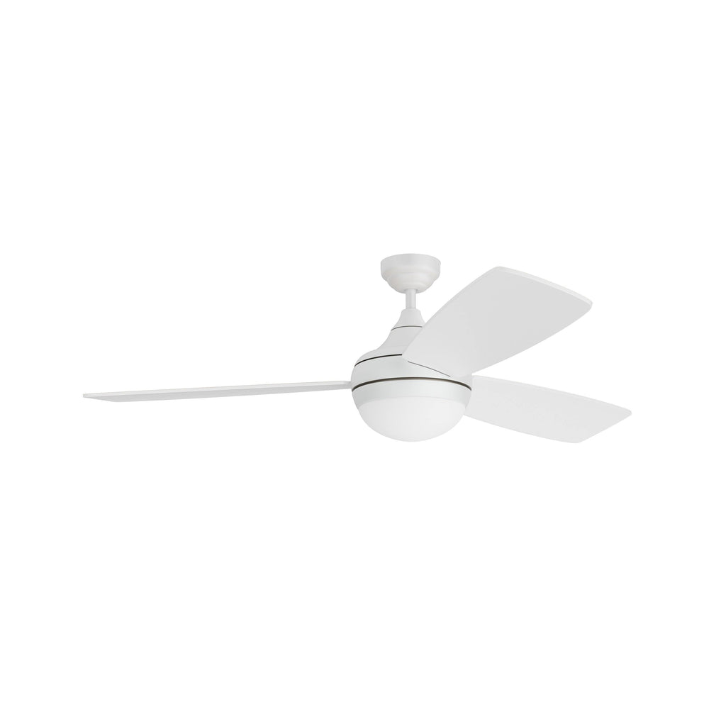 White LED Ceiling Fan with Remote X51727