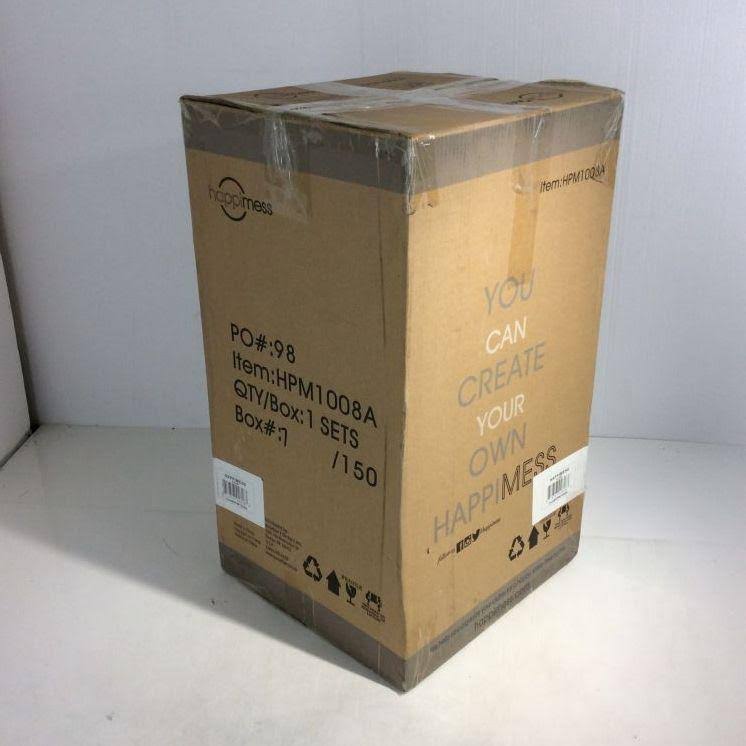 Rectangular 8-Gallon Soft-Close Lid Stainless Steel Trash Can M1229