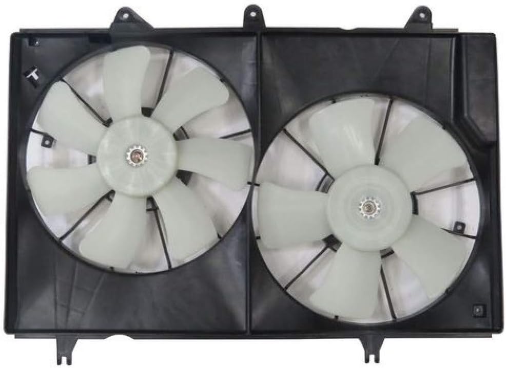 Radiator and A/C Condenser Fan Assembly for Cadillac CTS 2003-2007 3.2L Y340230