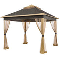 11x11 FT Pop-Up Gazebo with 4 Mesh Sidewalls W584