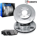 Front Brake Rotors with Semi-Metallic Brake Pads X1771