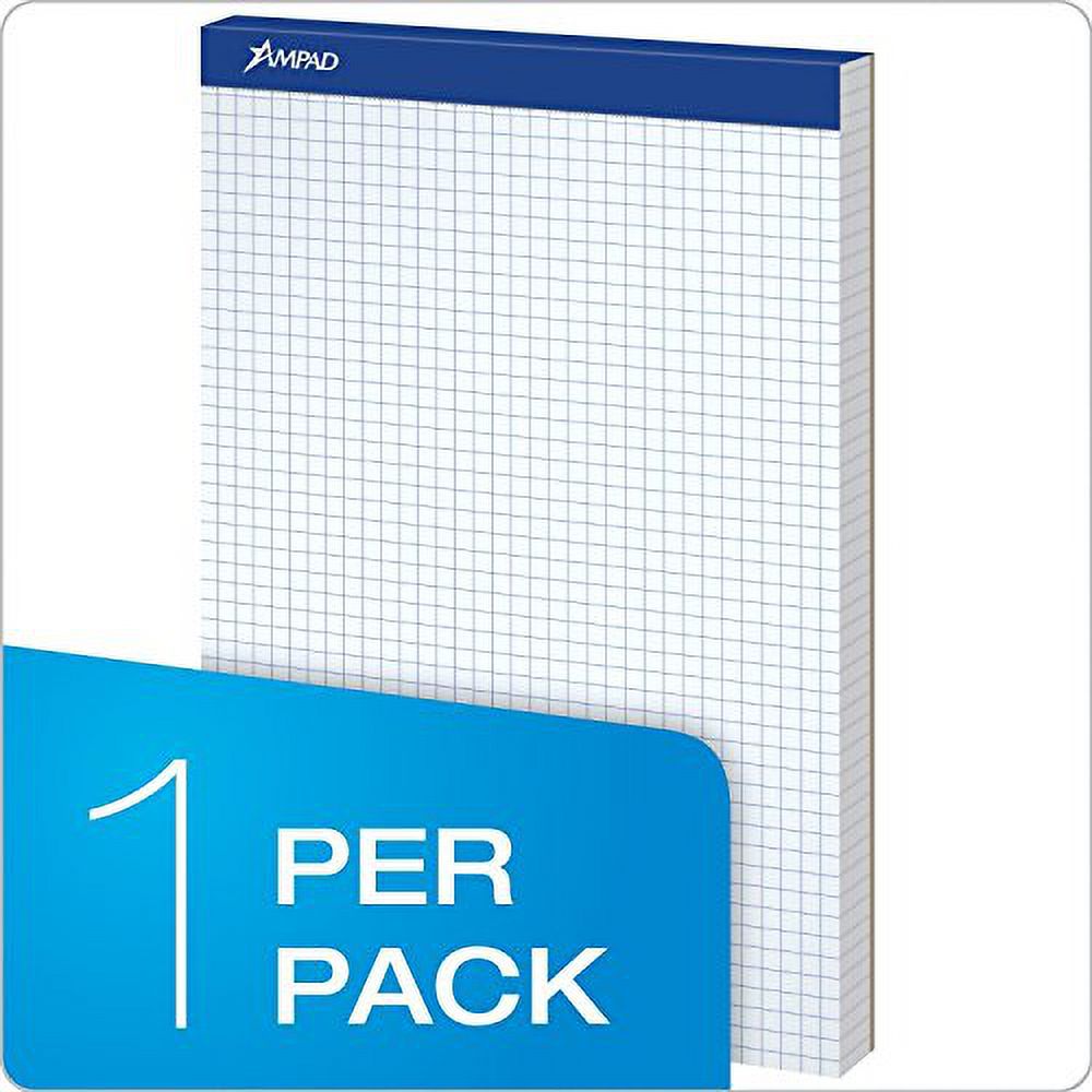 Quadrille Double Pad, 8 1/2 X 11 3/4, White, 2 Pack U765