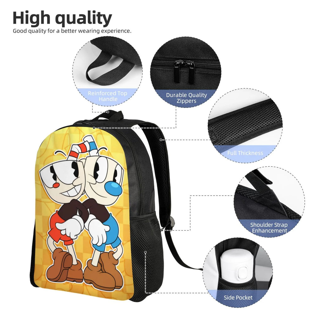 Lightweight Unisex Daypack Backpack F827277