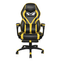 Yellow Ergonomic Gaming Chair with Adjustable Height and Lumbar Support O97157