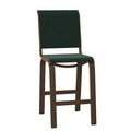 Patio Bar Stool Forest Green Textured Beachwood P569