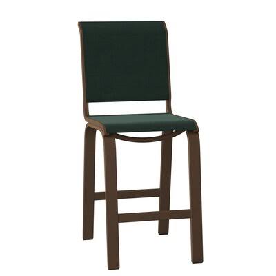 Patio Bar Stool Forest Green Textured Beachwood P569