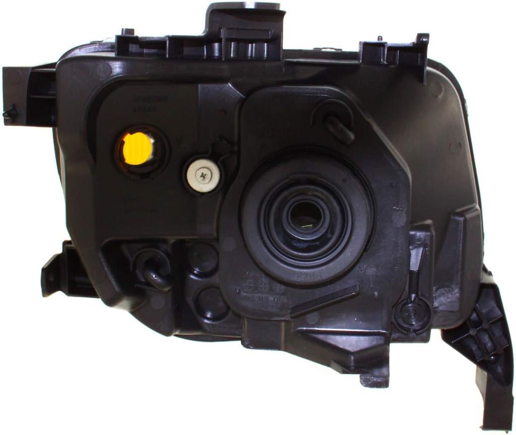 Headlight Assembly Pair for Honda Element 2007 2008 Black Bezel R8036