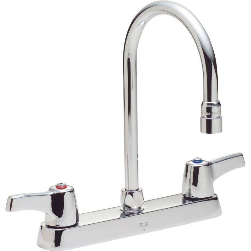 Two Handle Cast Deck-Mount Faucet U78234
