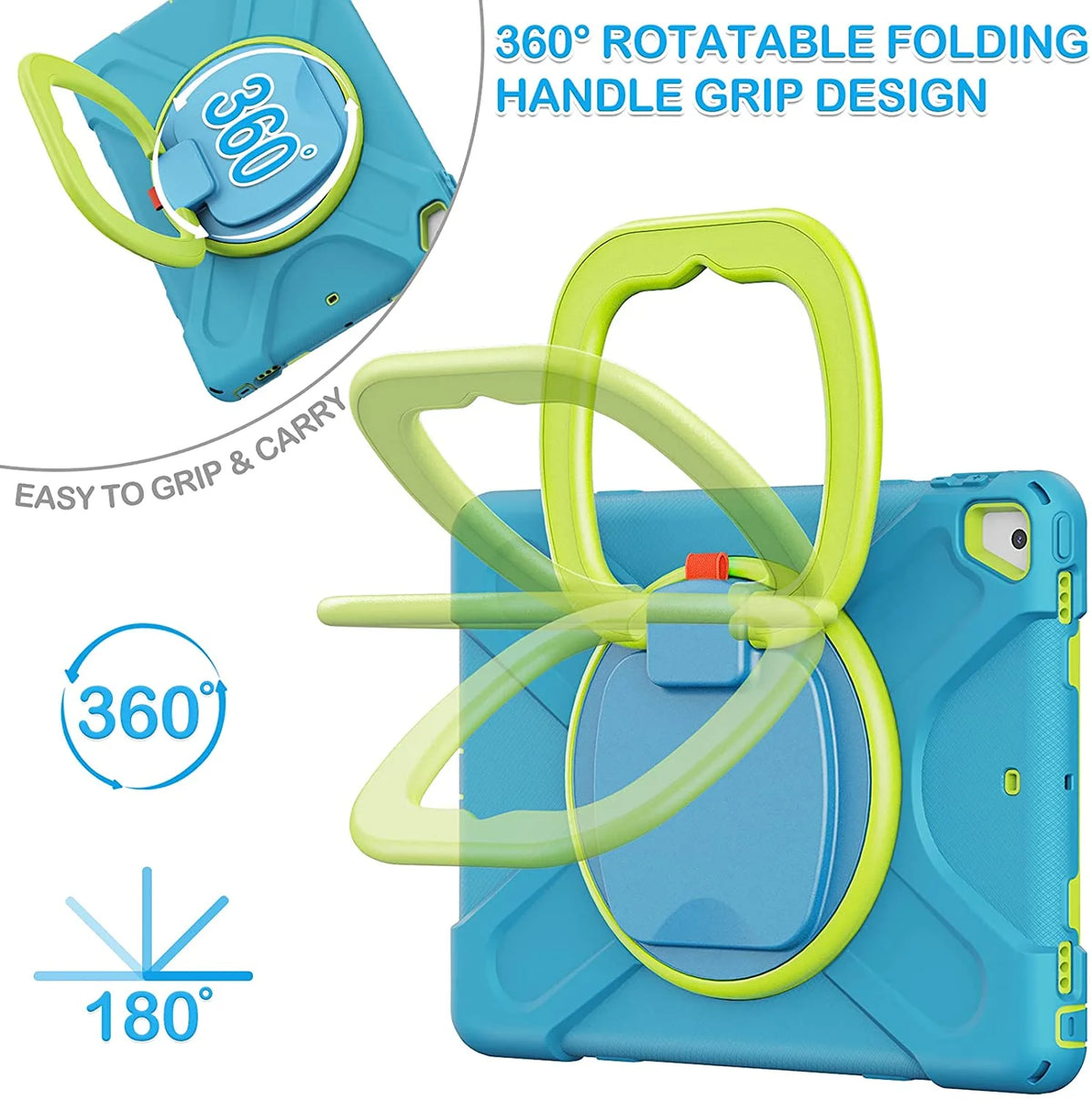 iPad 9.7 inch Shockproof Rugged Cover with Pencil Holder F2895
