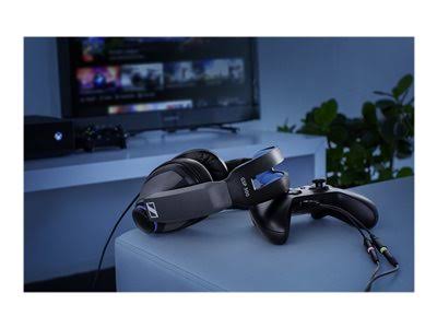 Closed Acoustic Gaming Headset - Black/Blue T64185