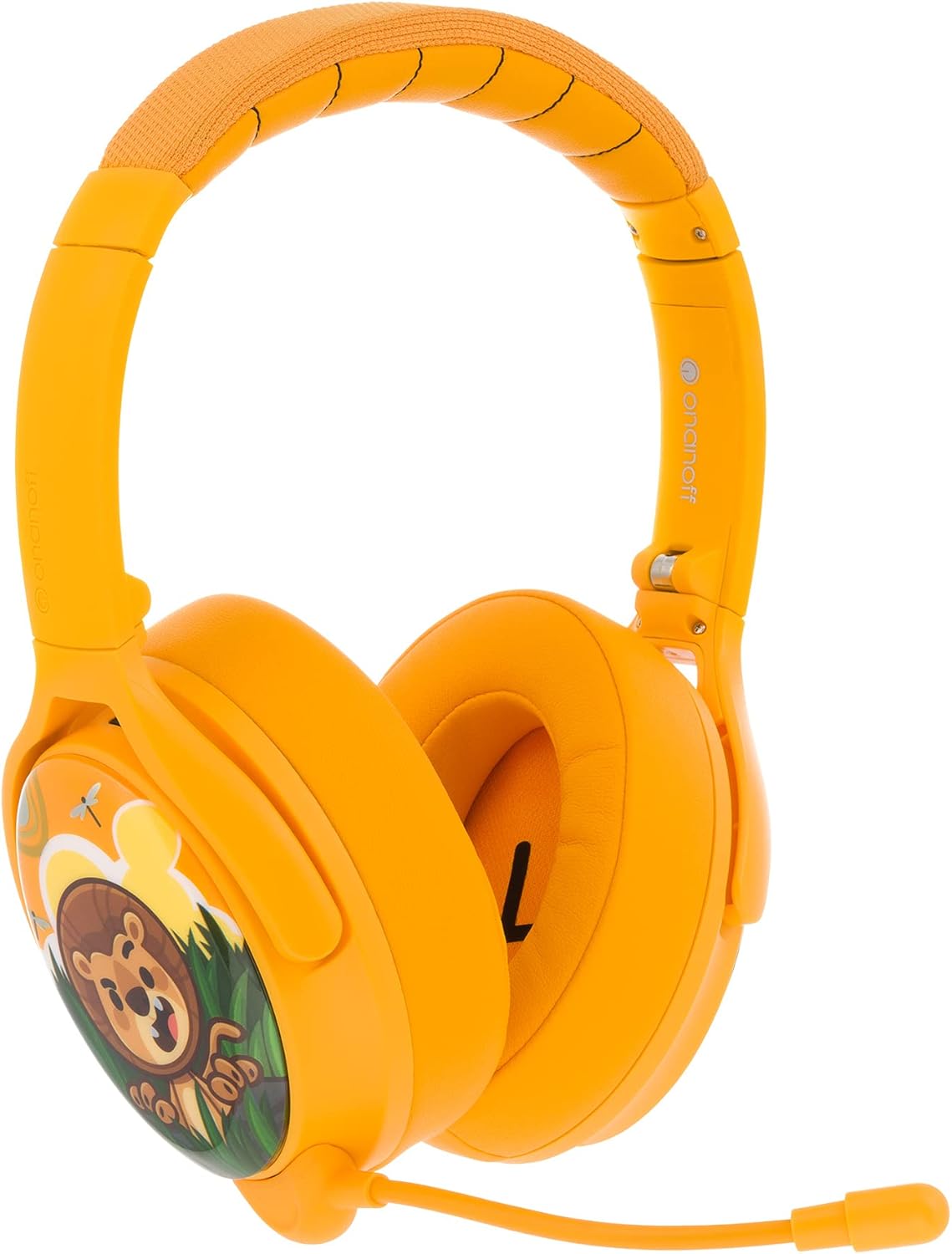 Snow White Over-Ear Bluetooth Headphones with Detachable Boom Microphone V711