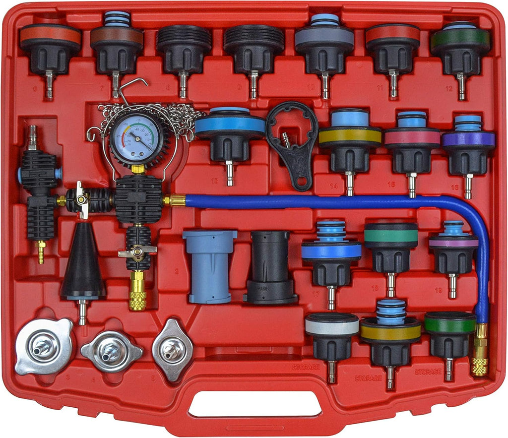 28PCS Universal Radiator Pressure Tester Kit Z432