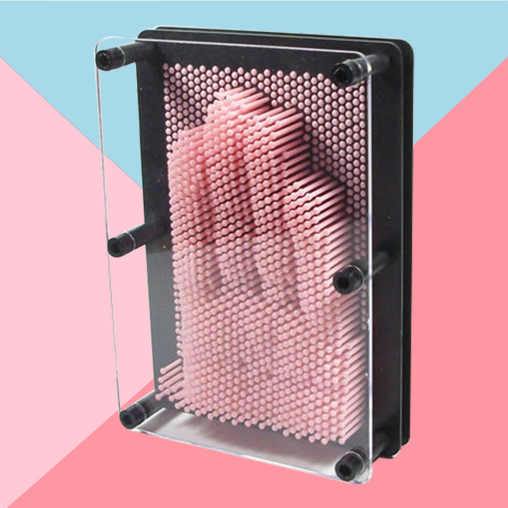 Medium Size Pink 3-Dimensional Pin Art Board Toy Y972961