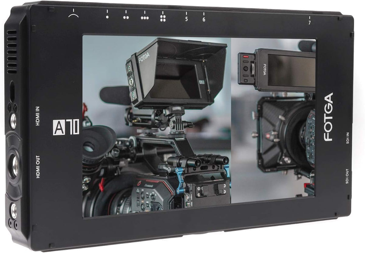 7 Inch Full HD 1920x1080 IPS HDMI 4K Input Output Dual NP-F Battery Mount Field Monitor S150